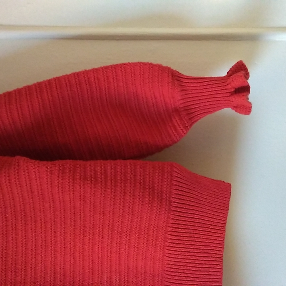 Madewell Ribbed Sweater with Ruffle Collar - Picture 5 of 7